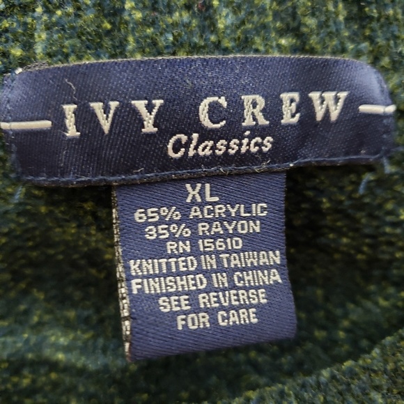 Ivey Crew Mens Sweater Xl Beautiful Colors - Picture 4 of 4